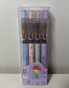 全新未拆封 品目 直液式中性笔学生文具签字笔 黑色0.5 先